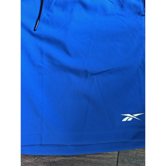 Reebok Men's Regular-Fit Moisture-Wicking 9" Drawstring Shorts Royal Blue XL - Picture 5 of 7